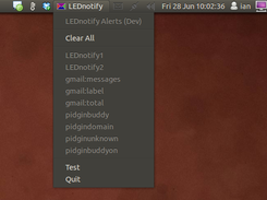 Indicator Applet - Menu