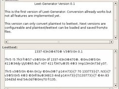 Leet-Generator main window