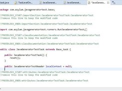 Example of generated code