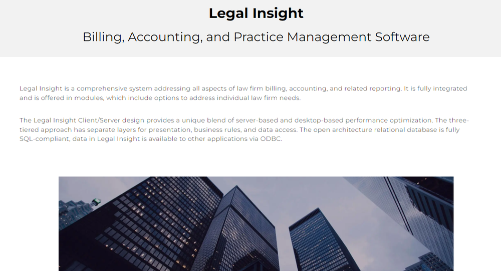 Legal Insight Screenshot 1
