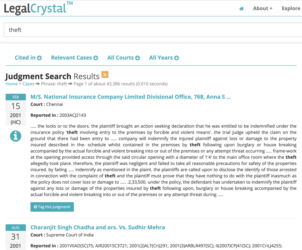 LegalCrystal Screenshot 1