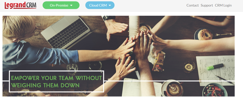 Legrand CRM Screenshot 1