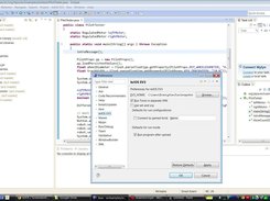 Eclipse IDE with the leJOS plugin settings