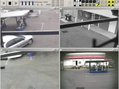 Sample screenshot of application plugged into 4 video camera