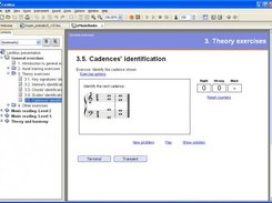 Other exercises: intervals, chords, scales, cadences, ...