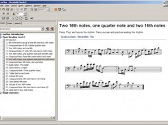 Music reading: interactive scores composed by program