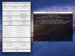 LensOSX - Main window, and terminal Console