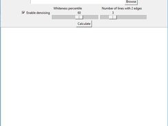 Initial window of application