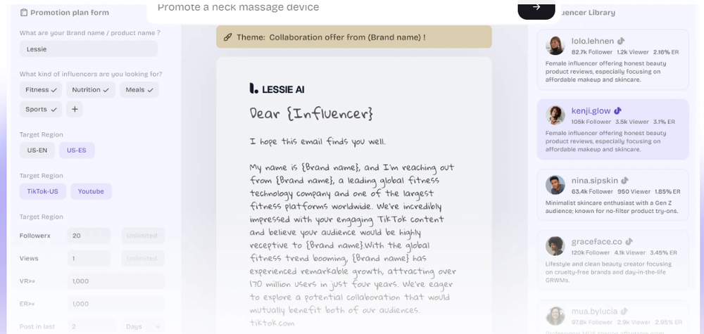 Lessie AI Screenshot 1