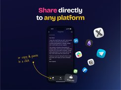 Letterly: Share directly to any platform