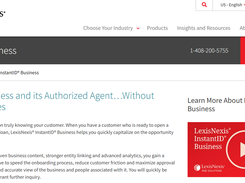 LexisNexis InstantID Business Screenshot 1