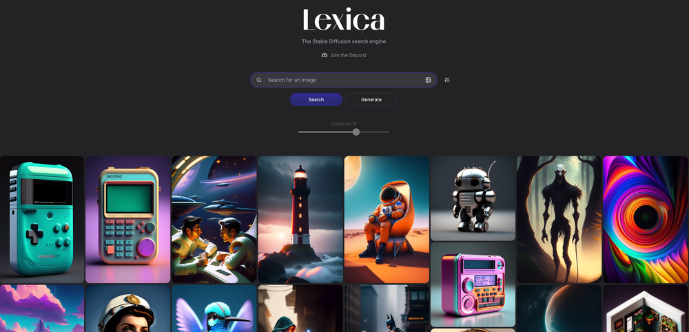 Lexica - logo booked site anime