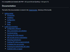 Lexik JWT Authentication Bundle Screenshot 1