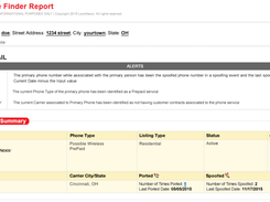 LexisNexis Phone Finder Screenshot 1