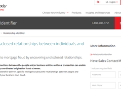 LexisNexis Relationship Identifier Screenshot 1