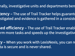 LexisNexis Trail Tracker Screenshot 1