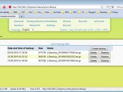 Backup/Restore settings