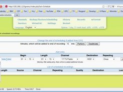 Scheduling and EPG-end-shift editor