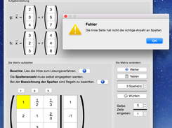 Passt meine Matrix zur Aufgabenstellung? (Style: MacOS)