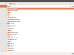 The lguicd file chooser dialog