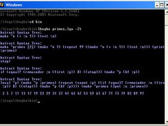 Under Windows: Converting Logo to Lisp syntax trees