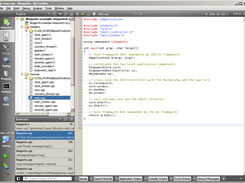 Function main() of the example application