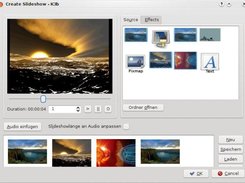 K3b-Gui: our slideshow editing dialog