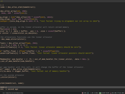 Allocation example