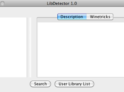 Mac - LibDetector - Blank Screen