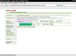 The system for ordering pages and categories in the nav.