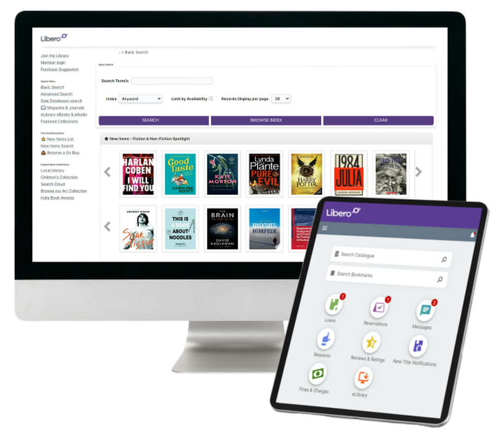 Libero is a cloud-based Library Management solution enabling accessibility and seamless interaction across all your devices.