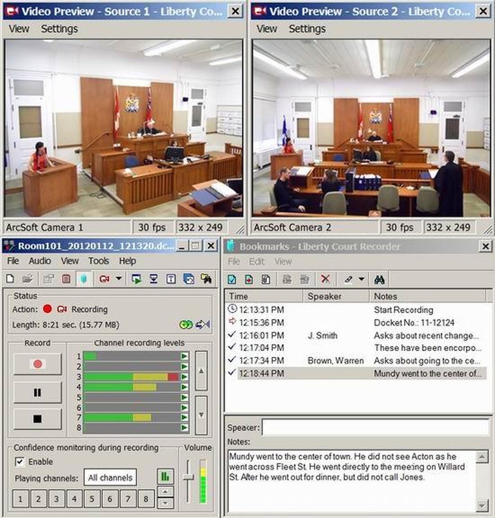 Liberty Court Recorder Screenshot 1