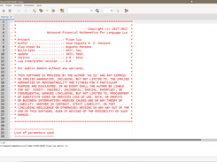 Lib Financial Mathematics for Lua Screenshot 2