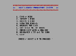 Main Menu