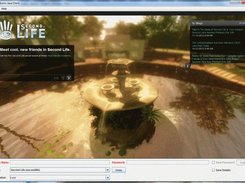 Login Screen for SecondLife