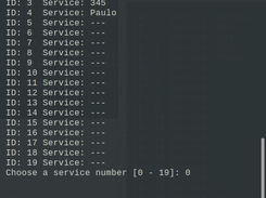 Service data