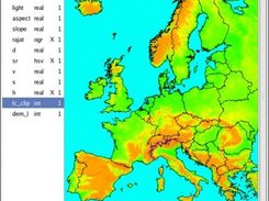 Making a shaded relief map from a DEM and borders data.