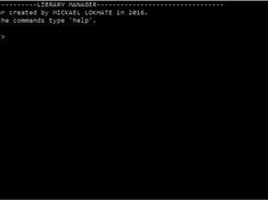 Console Library Manager Screenshot 1