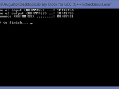 Lib Clock for GCC (C++) Screenshot 1