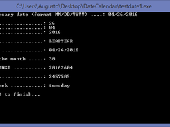 Lib Date for GCC (C++) 3.0 RC Screenshot 2