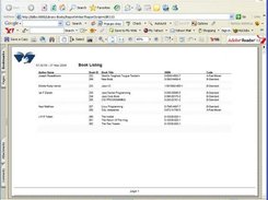 PDF Reports To List Books, Authors, Borrowers, etc