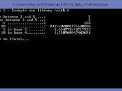 Lib Hyper Math for GCC (C++) Screenshot 2