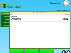 Check Out Screen