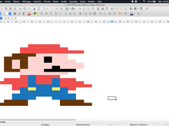 Super Mario Calc Art