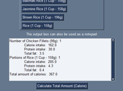 LibreCalories Version 1.2