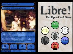 A sample card, front and back. Scaled down.