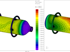 How to mesh complex geometries on NETGEN and properly analyse on CalculiX