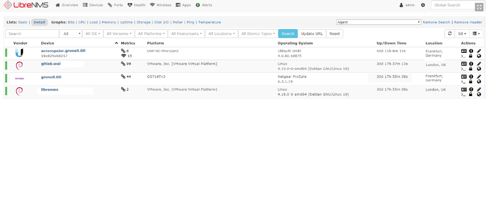 LibreNMS Screenshot 1