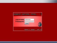 A sample of what we would like as our Admin Panel login page