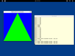 A small application using the library.